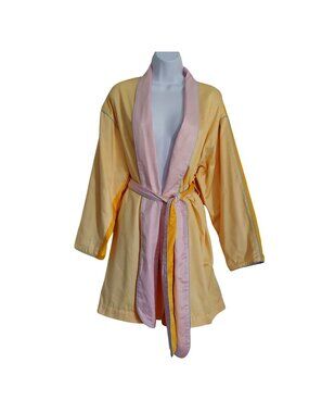 Vintage Fernando Sanchez Robe Loungewear Sleepwear Coquette Spa S Glam